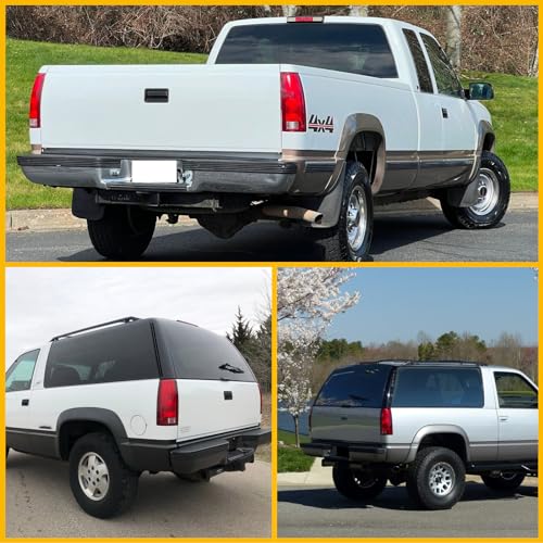 Boine Tail Light Compatible With 1988-1999 Chevy/GMC Silverado Sierra C/K 1500 2500 3500 Suburban Tahoe Blazer Yukon Cadillac Escalade Driver and Passenger Side Rear Light Brake Lamps Housing