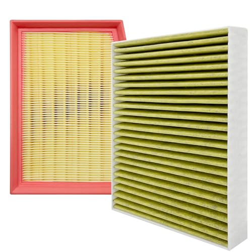 Cabin and Engine Air Filter Fits for 2024 2025 2026 Trax, 2021-2026 Trailblazer, 2020-2026 Encore GX, 2024-2026 Envista, Fits CF11966, CA12814, 42712666, JM966, JM2666