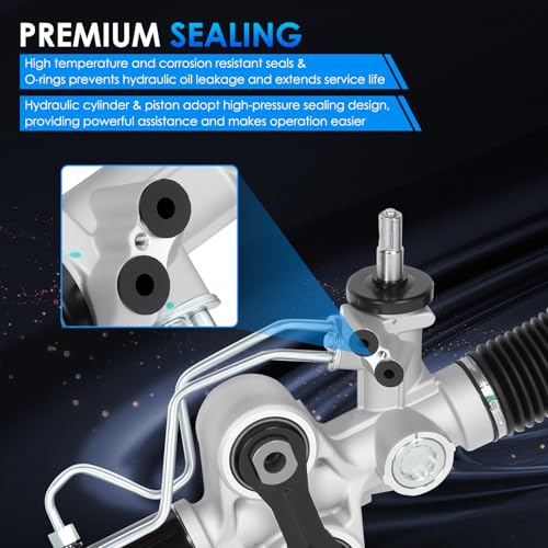 HAYIAUTO 22-1036 Hydraulic Power Steering Rack and Pinion Fit for Chevrolet Silverado 1500, for GMC Sierra 1500 2007-2013 Automotive Replacement Rack & Pinion Assembly 15254060, 15254062, 19133646