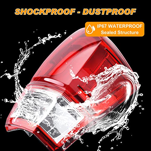 Nakuuly Tail Light Rear Lamp Compatible With 2016-2023 Toyota Tacoma Right Passenger Side Taillight Brake Signal Assembly with Bulb # ‎81550-04170