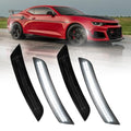 AUTOONE LED Side Marker Lights White Compatible With Chevrolet Camaro 2016-2023, Front & Rear Fender Side Markers, Smoked Lens Driver & Passenger Side Bumper Lights, Pack of 4