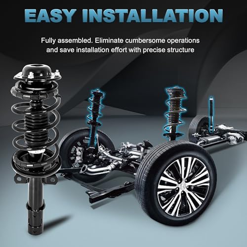 172179 Front Shocks and Struts Assembly Compatible with 2005-2011 Chevy
