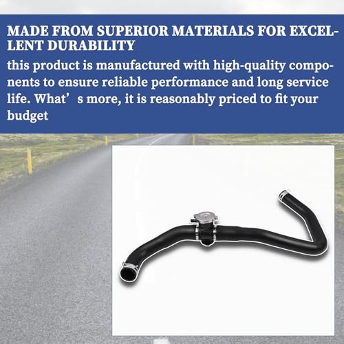 Getfarway Upper Radiator Hose Compatible with Jeep Compass/Patriot 2.0L 2.4L 2007-2017/ Compatible with Dodge Caliber 1.8L 2.0L 2.4L 2007-2012, Replace 5058172AH 5058172AE 5058172AI