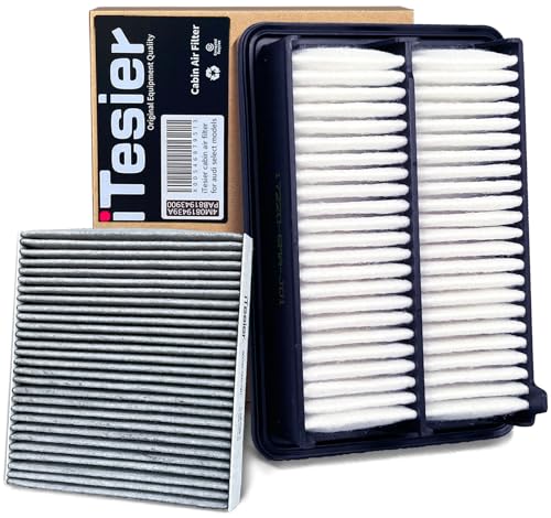 ITESIER Engine Cabin Air Filter Kit for CRV Hybrid (2023-2026), Accord Hybrid (2023-2026), Civic Hybrid (2025-2026), Replaces 17220-6MA-J01, 80292-TF0-G01 (Only for 2.0L Hybrid)