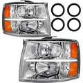 Bincmay Headlight Assembly Fit For 2007-2013 Chevy Silverado