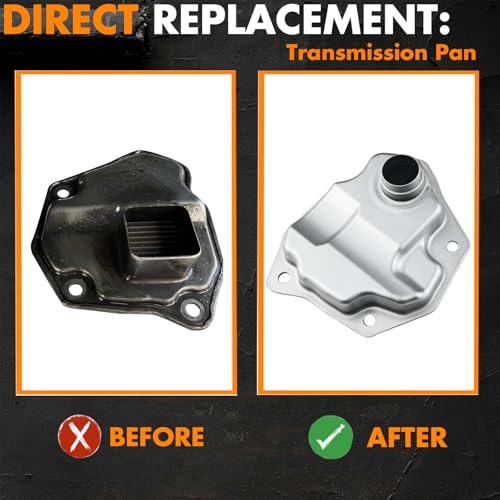 MEMOEO RE0F10A RE0F10B JF011E Transmission Filter Oil Pan Gasket Kit 05191890AA Compatible with Jeep Nissan Dodge Mitsubishi Compass Patriot Rogue Sentra Lancer Outlander Caliber