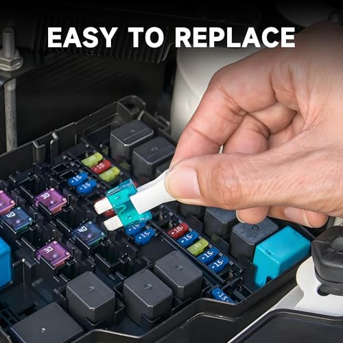 Couslcd 306PCS Car Fuse Assortment Kit, Mixed Vehicle Blade Fuses, Standard & Mini & Low Profile Mini Fuse-2A 5A 7.5A 10A 15A 20A 25A 30A 35A, Car Replacement Accessories for Most Vehicle