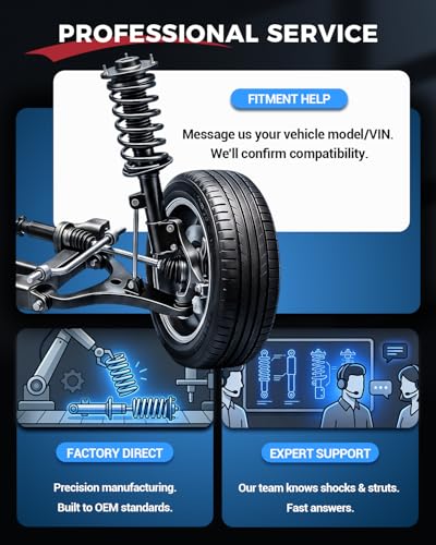 KTP 2pcs Front Struts Complete strut Assembly Fit for 2011-2014 Ford Mustang GT/Base/Shelby GT500, 2012-2013 Ford Mustang Boss 302, Quick Install Ready Shocks Assembly Replace 172540