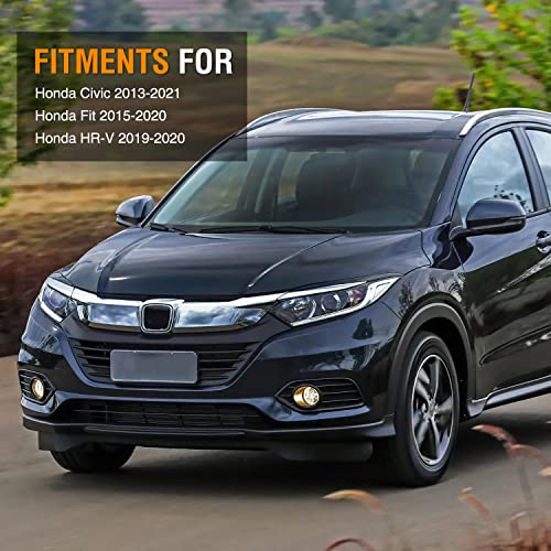 Nilight Fog Lights Assembly Compatible with Honda Civic Sedan Fog Light Assembly 2013 2014 2015 2016 2017 2018 2019 2020 2021 Civic 2015-2020 Fit 2019-2020 HRV