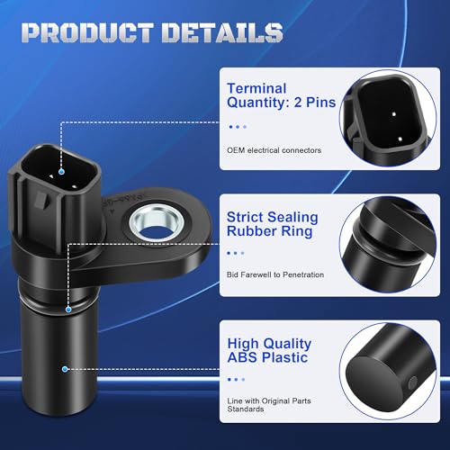 Set of 2 Camshaft Position Sensor Compatible with Ford F150 F250 F350 E150 E250 E350 Explorer Mustang Expedition Taurus Replaces 1W7Z6B288AB, PC643, 907722, 1800527