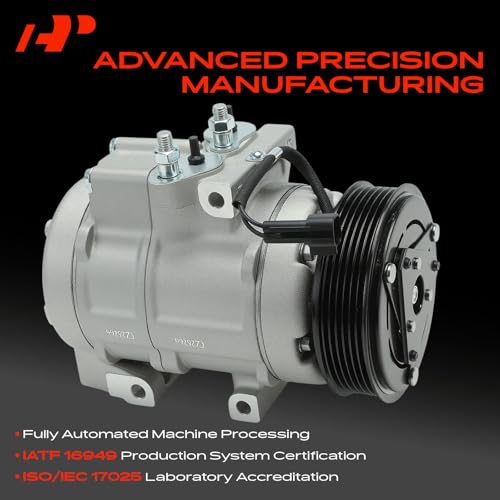 A-Premium Air Conditioner AC Compressor with Clutch Compatible with Ford Expedition F-150 2007-2014, F-250 F-350 F-450 F-550 Super Duty, F53 & Lincoln Navigator Mark LT 2007-2008
