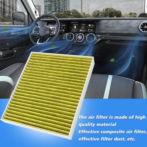 Cabin and Engine Air Filter Fits for 2019-2025 2026 Chevrolet Silverado 1500, Tahoe, Suburban, Sierra 1500, Yukon, Yukon XL, Escalade, Fits 13356916, 84121219, CF11966, CA12404