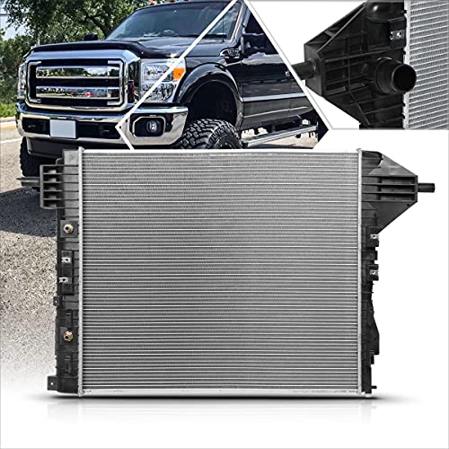 DPI-13231 OE Factory Style Aluminum Core Radiator Compatible with 08-16 Ford F250-F550 Superduty 5.4L/6.2L/6.8L AT