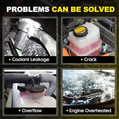 603-839 Coolant Reservoir Tank with Sensor & Cap Compatible with 2013-2018 Ram 2500 3500 4500 5500 L6 6.7L Engine Replaces# 68166475AC 68096261AA 68166475AB