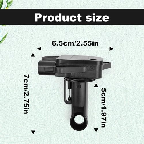 22204-21010 Mass Air Flow Sensor Compatible with Toyota 02-06 Camry 03-08 Corolla 01-10 Highlander 00-07 4Runner 99-10 Tacoma 3.4L 4.0L 01-05 RAV4 Lexus ES300/RX300 3.0L