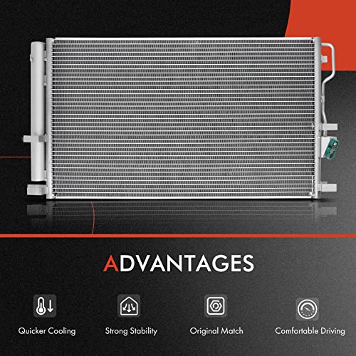 A-Premium Air Conditioning Condenser Compatible with Hyundai & Kia