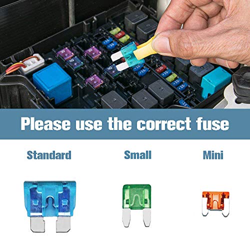 282Pcs-Car Fuses Assortment Kit,Blade-Type Automotive Fuses,Automotive Fuses-Standard&Mini&Low Profile Mini(2A/5A/7.5A/10A/15A/20A/25A/30A),Replacement Fuses for Car/RV/Truck/Motorcycle