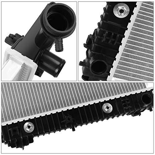 DPI-13007 Radiator Compatible with 2007-2017 Buick Enclave Chevy Traverse/GMC Acadia Limited Saturn Outlook AT, Aluminum Core Factory Style Replacement 1-Row Cooling Radiator