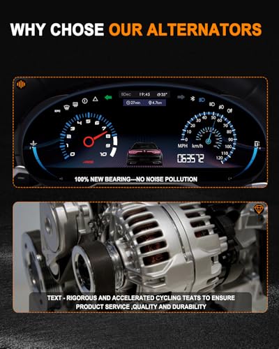 ASAPE 14007 New Alternator Fit for 2014-2019 for GMC Sierra 1500