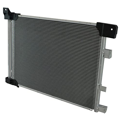 TRQ A/C Condenser Parallel Flow Aluminum for 2013-2019 Nissan Sentra