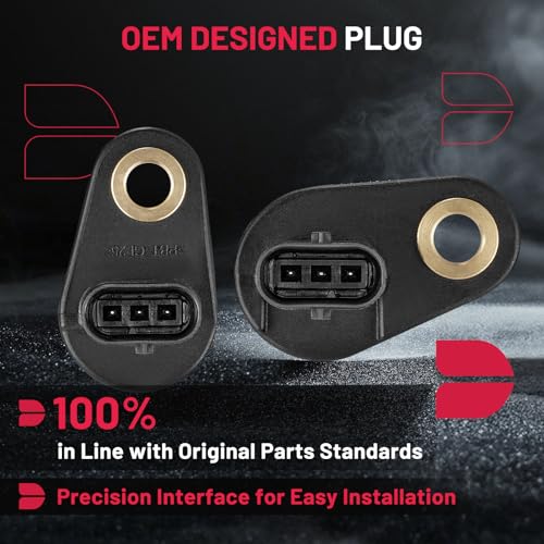 BDFHYK PC850+PC903 Cam Camshaft Position Sensor 2PCS Compatible with Chevy Aveo, Sonic, Aveo5, Trax, Cruze, Cruze Limited, Compatible with Pontiac G3