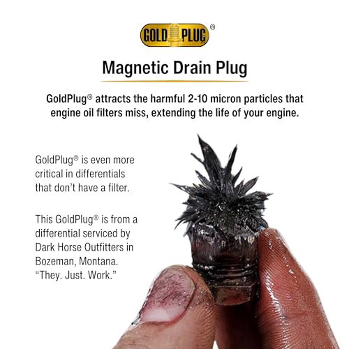 GoldPlug Magnetic Oil Plug Fits All Honda Acura Kia Hyundai Engines M14x1.5