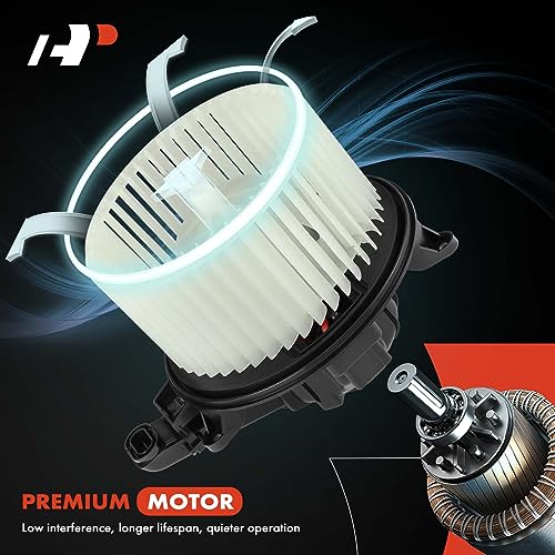 A-Premium Front HVAC Heater Blower Motor Compatible with Ford F-150 2009-2014, Expedition 2009-2017 & Lincoln Navigator 2009-2017 - with Fan Cage