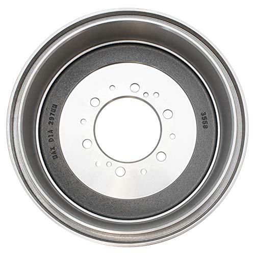 TRQ Rear Brake Drum Pair Set for 1986-2002 Toyota 4Runner / 1986-1995 Toyota Pickup / 1993-1998 T100 / 1995-2004 Tacoma / 2000-2002 Tundra