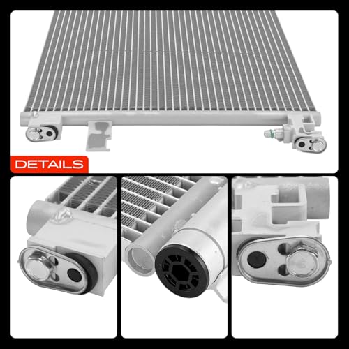 A-Premium Air Conditioning A/C Condenser Compatible with 2013-2015 Chevrolet Malibu, 2014-2020 Impala, 2010-2015 Cruze & Selected Cadillac, Buick Models, Replace# 13267649