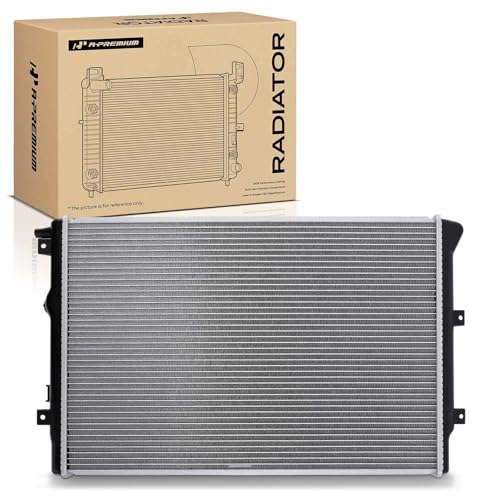 A-Premium Engine Coolant Radiator Assembly Compatible with Volkswagen VW Tiguan 2009-2017, For Tiguan Limited 2018, L4 1.4L 2.0L