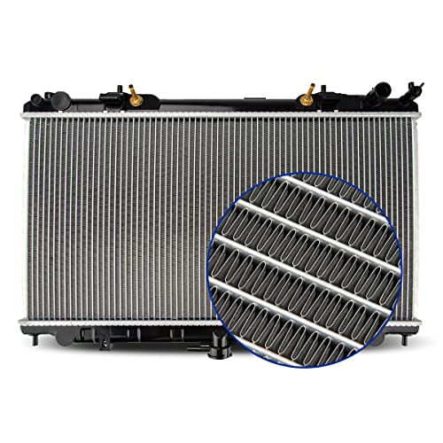 Torchbeam Automotive Vehicle Replacement Engine Radiator for 2000-2006 Sentra 1.8L Transmission Oil Cooler Included