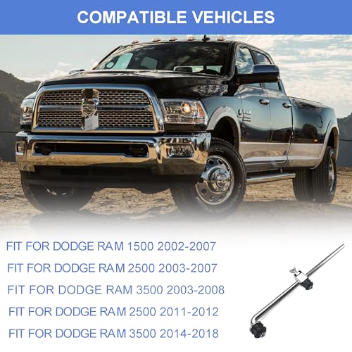 4PCS Transfer Case Shifter Linkage Bushing Grommet Kit for Dodge Ram 1500 2500 3500 4x4 2002-2010 – DIY Repair Grommet Replaces OEM 68078974AA 68078975AA, with E-Clips