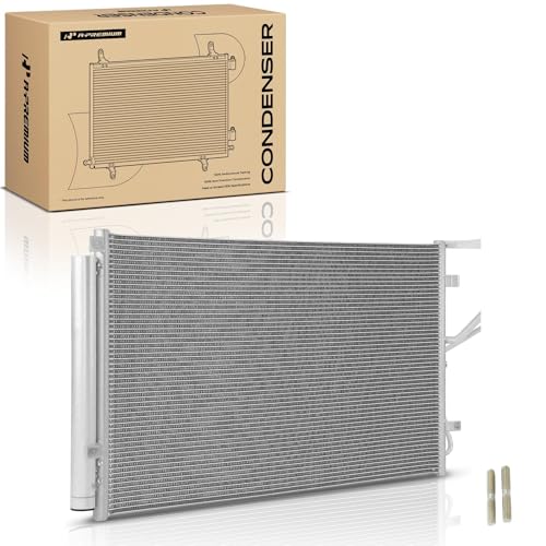 A-Premium Air Conditioning A/C Condenser Compatible with Hyundai Sonata 2011-2014, Azera 2012-2014 & Kia Optima 2011-2015, Cadenza 2014-2016, 2.4L 3.3L, Petrol