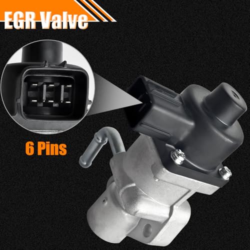 EGR Valve EGV1025 Replacement for Ford Escape Focus Fusion Transit Connect, for Mazda 3 5 6 CX-7 Tribute, for Mercury Mariner Milan, EGR Valve Exhaust Gas Recirculation Valves Replace OE# 1S7Z9D475A