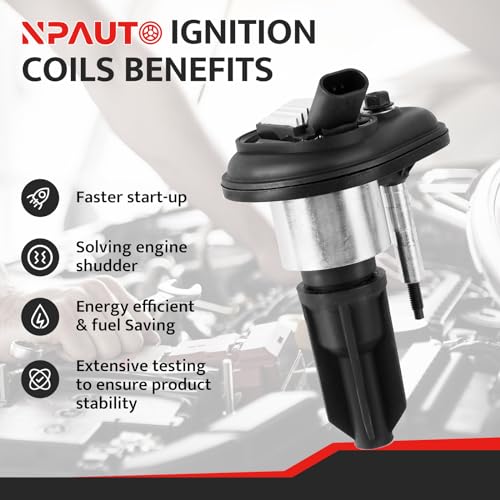 NPAUTO Ignition Coil Pack Set of 6 fit for 2002 2003 2004 2005 2006 Chevy Trailblazer Colorado GMC Canyon Envoy XL XUV Isuzu Ascender Oldsmobile Bravada 4.2 3.5 2.8, UF-303 C1395