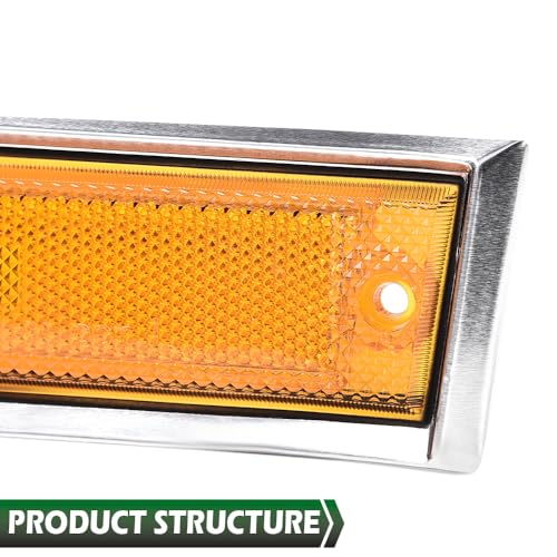 GRAND ORANGE Marker Lights Fit Blazer/Jimmy/Suburban C/K R Truck 1981-1991