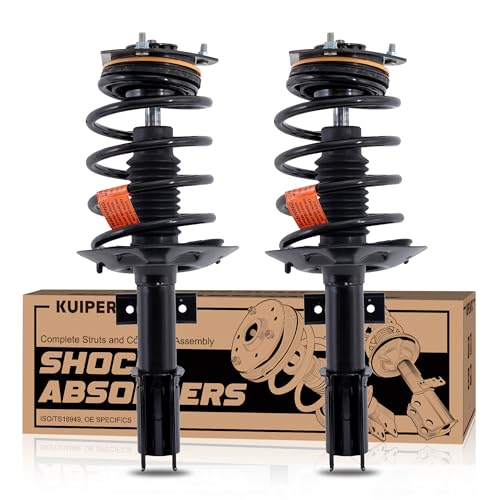 KUIPERAUTO Front Complete Struts Coil Spring Assembly 172177 Compatible with 2004-2008 Pontiac Grand Prix ONLY Fit Models with 16" & 17" & 18" Wheels Replacement Shock Absorbers