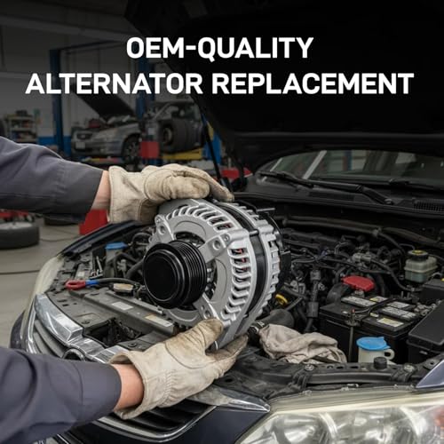 Dodge Alternator Replacement New Fit for 11-20 Grand Caravan Journey, 11-14 Avenger, V6 3.6 L, for 11-16 Town & Country Chrysler 200 11-14, 12-15 Ram C V, 11-14 Volkswagen VW Routan, 11570N