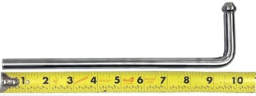 HiBuyer 4 pcs Universal Swinging 10" Stainless Steel Exhaust Hanger 0.47" Rod Weld On