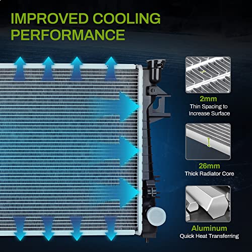 AUTOSAVER88 Radiator Compatible with 2004 2005 2006 2007 2008 Dodge Ram 1500, 2004-2009 Dodge Ram 2500 3500 5.7L V8 ATRD1051