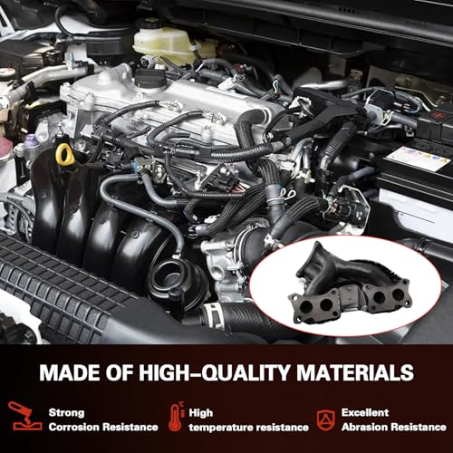 ZHRUIHAN Exhaust Manifold Kit With Includes Required Gaskets and Hardware Compatible witht 1990-1994 D21 Pickup & 1995-1997 Pickup 2.4L L4, OE : 674-549 EPA