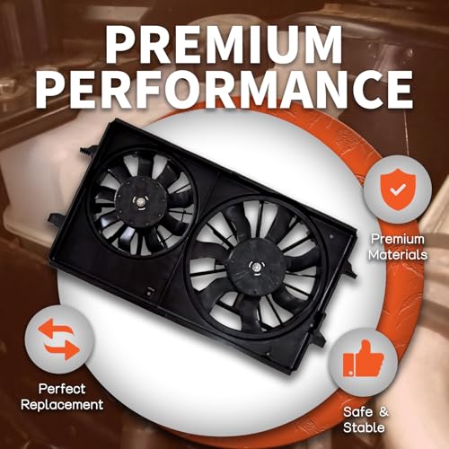 labwork Radiator Cooling Fan Replacement for Chevrolet Malibu 2004-2012 Replacement for Pontiac G6 2005-2010 620610
