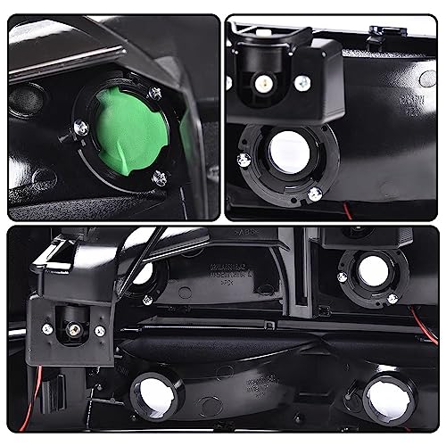 G-PLUS LED DRL Headlights Assembly Fit Chevy Silverado 1500 2500 1999-2002