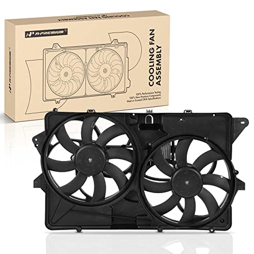 A-Premium Engine Radiator Cooling Fan Assembly Compatible with Select Ford Models - Flex 2009 - Replace# 8A8Z8C607A