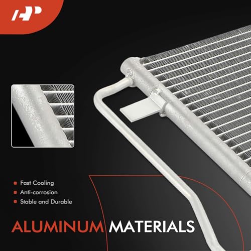 A-Premium Air Conditioning A/C Condenser Compatible with Ford Fusion 2006-2012 & Mercury Milan 2006-2009 & Lincoln MKZ 2007-2012, Zephyr 2006, 2.3L 3.0L 3.5L