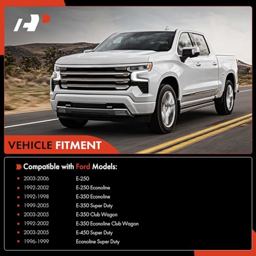 A-Premium Set of 10, Upper Lower Ball Joint, Inner Outer Tie Rod End, Steering Drag Link, Adjusting Sleeve Compatible with Ford E-250, E-250 Econoline, E-350 Club Wagon, E-350 Econoline, E-350/450 SD