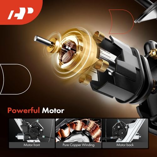 A-Premium Front Driver Side Power Window Regulator with Motor (7-Pin Motor)