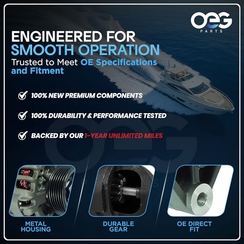 OEG Parts New Starter Compatible with SAE J1171 Marine Certified Mercruiser & Compatible with Volvo Penta V6 V8 Engines 1996-2007 Mando Verison M59601