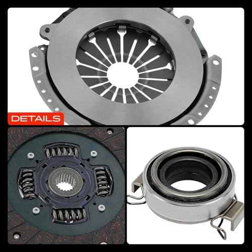 A-Premium Toyota Clutch Kit Set Compatible with Toyota Corolla 1993-2008, Matrix 2003-2008, Yaris 2007-2014, Echo 2000-2005, Celica, MR2 Spyder & Scion xB, xD, xA & Chevrolet Prizm & Geo Prizm