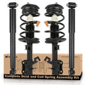 MOSTPLUS 4PCS Front+Rear Complete Struts Shock Assembly W/Coil Spring Compatible for 2007-2012 Nissan Sentra 2.0L